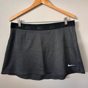 Nike Golf Dri-FIT Womens XL Skirt Dark Gray Athletic Tennis Golf Activewear
